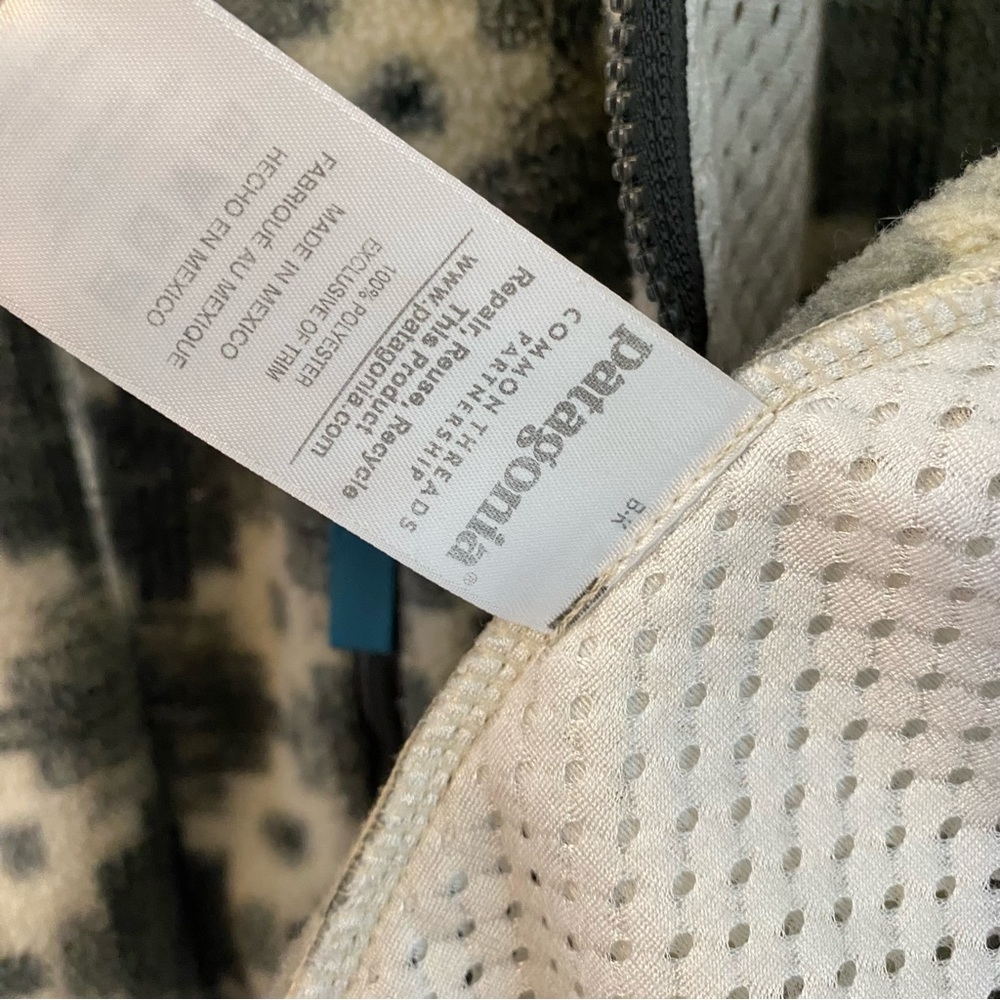 Patagonia Synchilla Fleece Jacket Women Medium Southwestern Aztec Print Full Zip - Picture 3 of 6